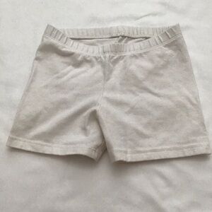 Cat & Jack Girls White Tumbling Shorts